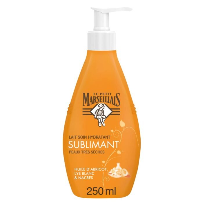 115_351.jpg Le Petit Marseillais Lait Corps Nacré Sublimant Huile d'Abricot, Lys Blanc & Nacres — Le Petit Marseillais crème hydratante corps au Maroc