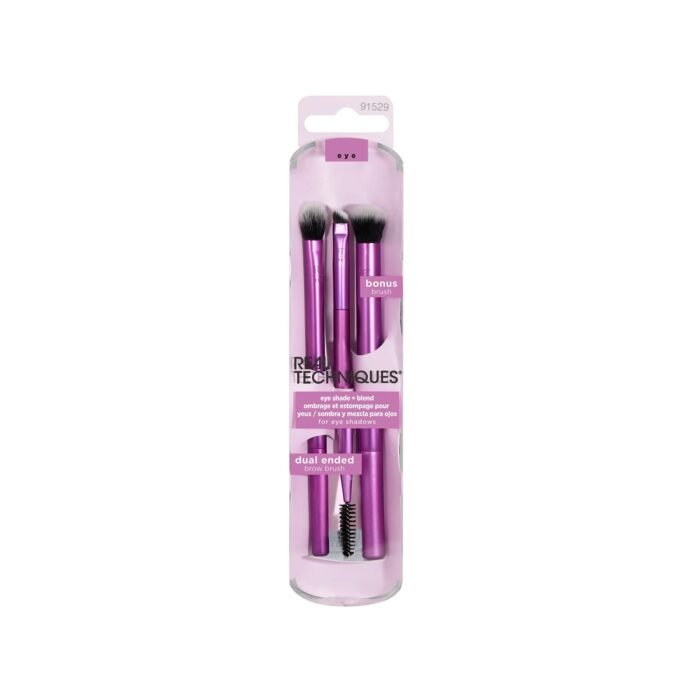 REAL TECHNIQUES Eye Shade & Blend Makeup Brush Trio — Real Techniques accessoire beauté au Maroc