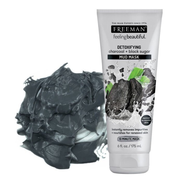 1601657731AqizR8Hm.jpg Freeman Detoxifying Charcoal & Black Sugar Mud Mask — Freeman masque visage au Maroc