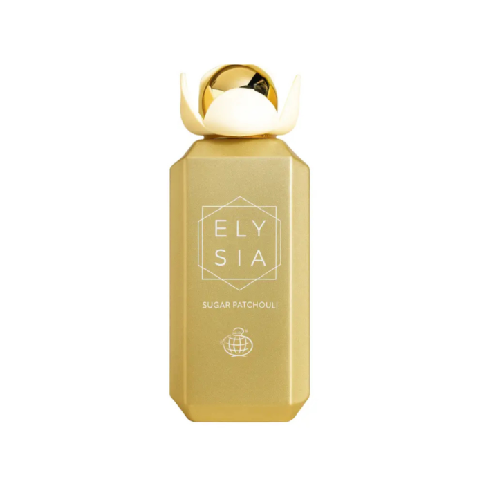 1782395413_6a3d3215298e36.15252813.png ELYSIA SUGAR PATCHOULI Eau De Parfum Fragrance World Unisexe – 100ml — Elysia soin ciblé visage au Maroc