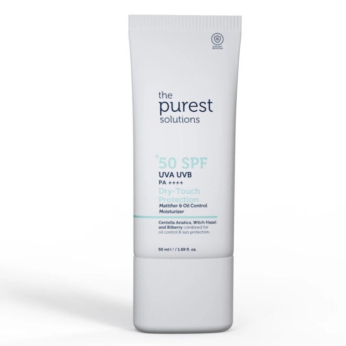 1cf3a618-4b80-4720-b514-9442aef12f89.jpg The Purest Solutions Matte Finish Sunscreen For Oily Skin 50+ SPF Dry Touch Protection - Mattifying & Oil-Control Moisturizer — The crème solaire visage au Maroc