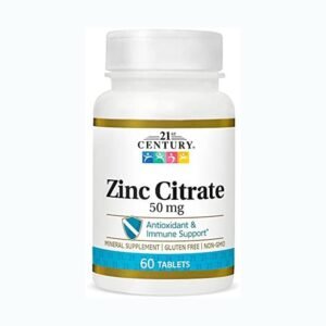 21st Century, Zinc Citrate, 50 mg, 60 Tablets