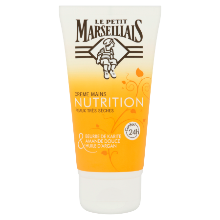 3251241018485_t1_le_petit_marseillais_creme_mains_nutrition_beurre.png Le Petit Marseillais Crème Mains Nutrition Karité, Amande Douce & Argan — Le Petit Marseillais complément alimentaire au Maroc