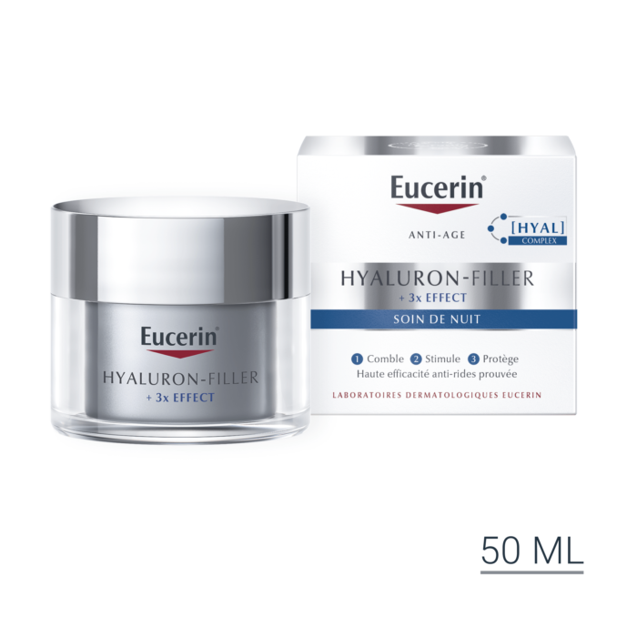 4005800294808HYALURONFILLER-3x-EFFECT-Soin-de-Nuit1.png Eucerin Hyaluron Filler Crème Nuit 50ml — Eucerin crème hydratante visage au Maroc