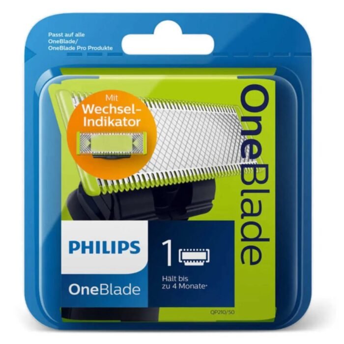 Lames de rechange Philips QP210/50 pour rasoir OneBlade - Pack de 1 - Noir — Lames coffret cadeau beauté au Maroc