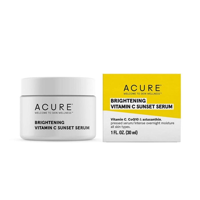 Acure Brightening Vitamin C Sunset Serum — Acure sérum visage au Maroc