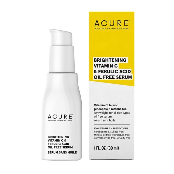 61RFrb8SIoL.jpg Acure Brightening Vitamin C & Ferulic Acid Serum — Acure sérum visage au Maroc