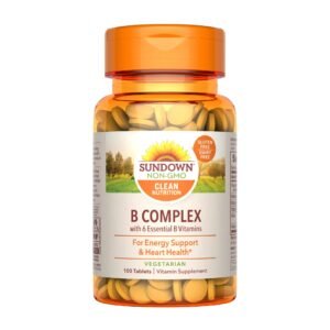 Sundown Vitamin B Complex 100% RDV, 100 Tablets