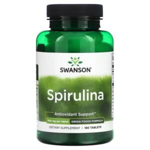 Swanson - Spirulina, 500 mg, 180 Tablets