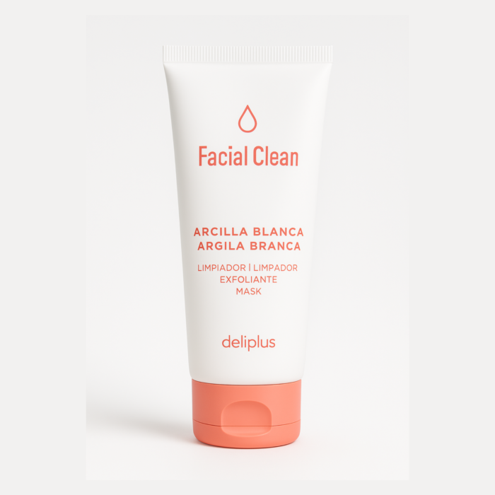 Deliplus Facial Clean Arcilla Blanca 100ml — Deliplus nettoyant visage au Maroc