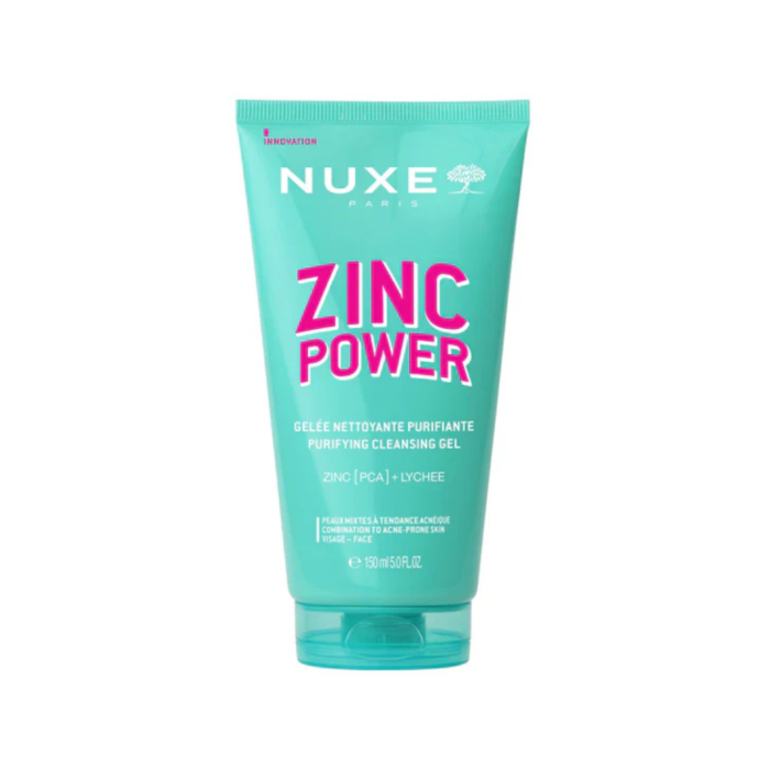 Design_sans_titre_-_2025-12-10T220422.790.png NUXE Zinc Power Gelée Nettoyante Purifiante 150ml Gel Nettoyant Visage — Nuxe nettoyant visage au Maroc