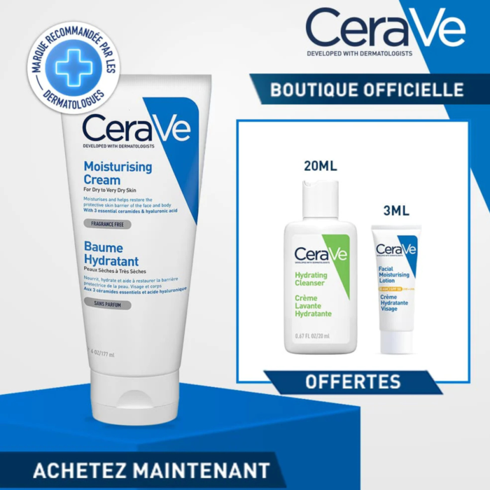 CeraVe Trio Hydratation Intense — CeraVe coffret cadeau beauté au Maroc