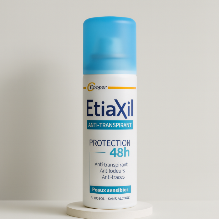 ETIAXIL_Deodorant_Anti-Transpirant_48h.png ETIAXIL Déodorant Anti-Transpirant 48h – Peaux Sensibles – Aisselles – 150 ml — Etiaxil déodorant au Maroc