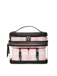 Victorias Secret 4-in-1 Train Case Black/pink