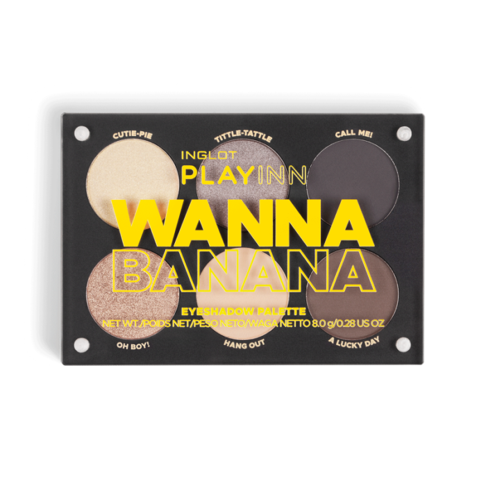 INGLOT PLAYINN Wanna Banana Eyeshadow Palette — Inglot maquillage yeux au Maroc