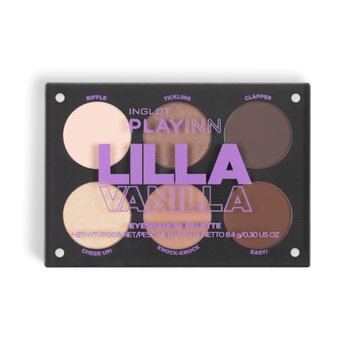 INGLOT PLAYINN Lilla Vanilla Eyeshadow Palette — Inglot maquillage yeux au Maroc