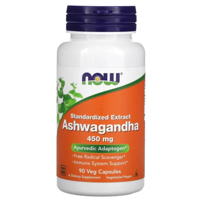 IMG-8470.jpg NOW Foods - Ashwagandha 450 mg — Now complément alimentaire au Maroc