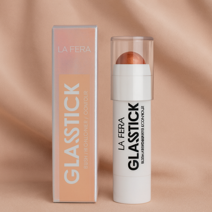 LA FERA Glasstick Blush / Highlighter / Contour — La maquillage teint au Maroc