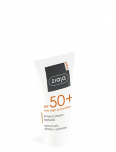 Ziaja Creme Solaire Teintee Pour Peaux Normales 50ml