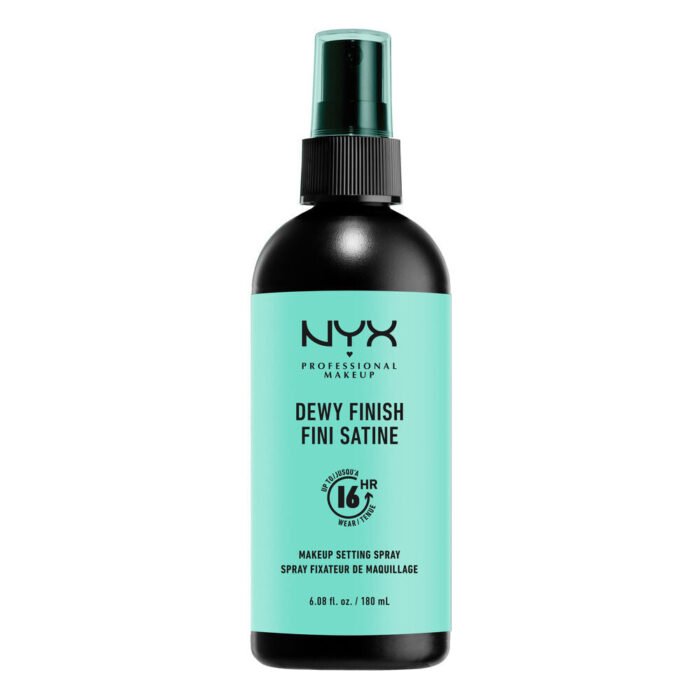 NYX-PMU-Makeup-Face-Setting-Spray-MAKEUP-SETTING-SPRAY-MAXI-MSSX02-DEWY-FINISH-0800897207090-Front.jpg NYX Dewy Finish Setting Spray 180ml - Fixateur — NYX maquillage teint au Maroc