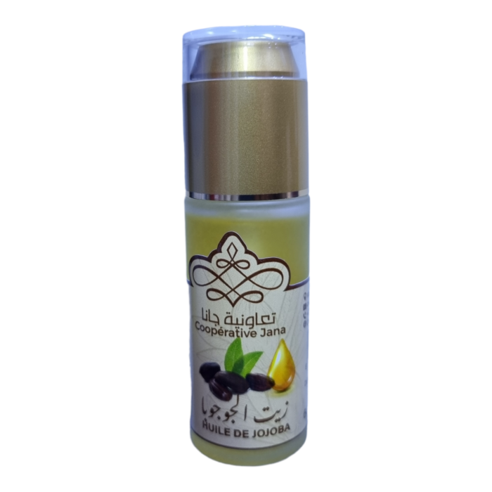 PhotoRoom-20240317-143333_5.png Huile de Jojoba 60ml - Cooperative Jana — Huile soin cheveux au Maroc
