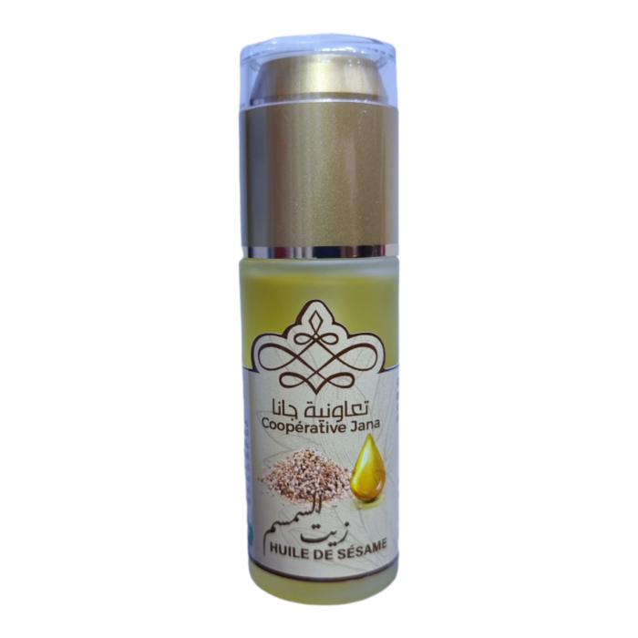 PhotoRoom-20240317-143333_7.png Huile de Sésame 60ml - Cooperative jana — Huile soin cheveux au Maroc