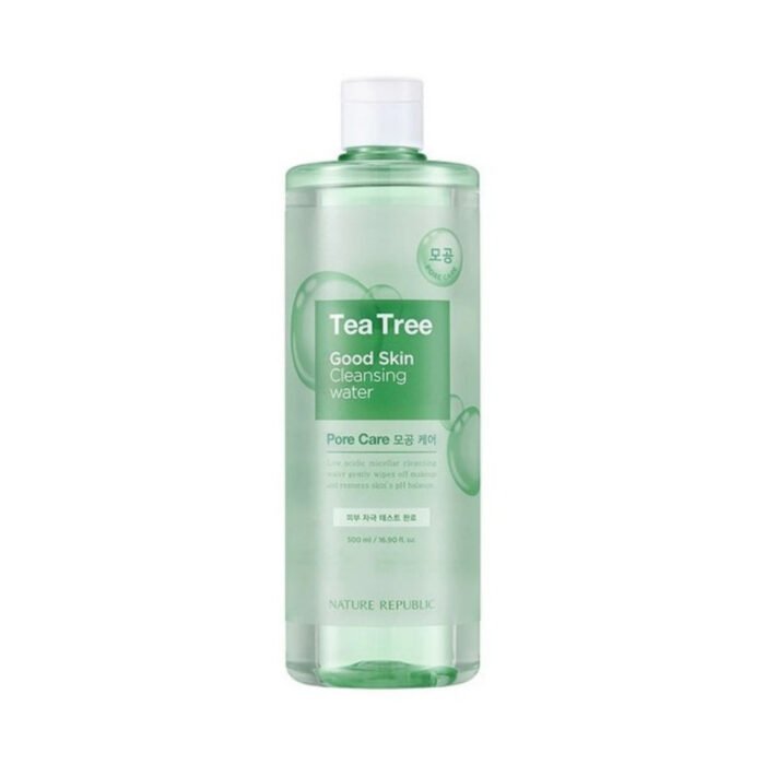 Nature Republic – Good Skin Tea Tree Ampoule Cleansing Water 500 ML — Nature Republic sérum visage au Maroc