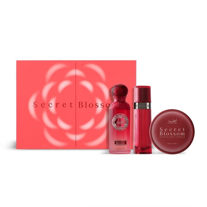 Secret_Blossom_6.jpg Gissah - Secret Blossom 3 Piece Set By Gissah Perfumes — Gissah coffret cadeau beauté au Maroc