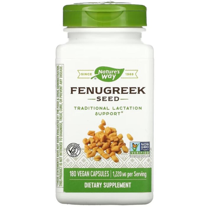 SmartSelect_20230509_192616_Chrome.jpg Nature's Way Graine de fenugrec, 610 mg, 180 capsules vegan — Nature's complément alimentaire au Maroc
