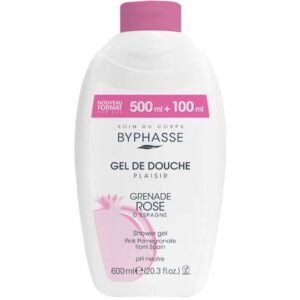 Byphasse Gel de Douche Grenade Rose 600ml — Byphasse parfum unisexe au Maroc