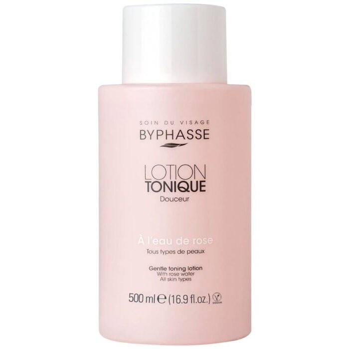 byphasse-lotion-tonique-douceur-a-l-eau-de-rose-500ml.jpg Byphasse Lotion Tonique Douceur à L'eau de Rose 500ml — Byphasse tonique visage au Maroc