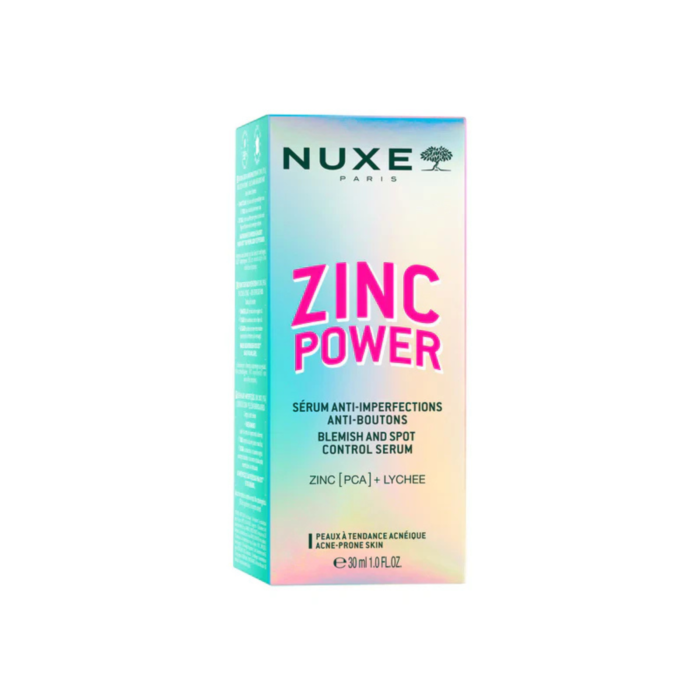 design-sans-titre-2025-12-10t220739-557-6939e22842e0d.png NUXE Zinc Power Sérum Anti-Imperfections 30ml Soin Visage Anti-Boutons — Nuxe sérum visage au Maroc