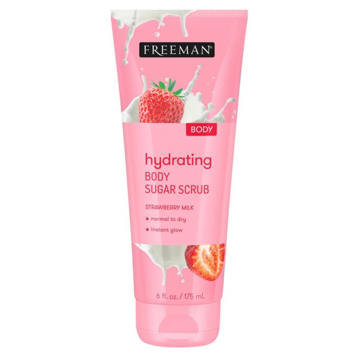 g45x4fxenkdsqalacxuk.jpg FREEMAN Hydrating Strawberry Milk Body Sugar Scrub — Freeman gommage visage au Maroc