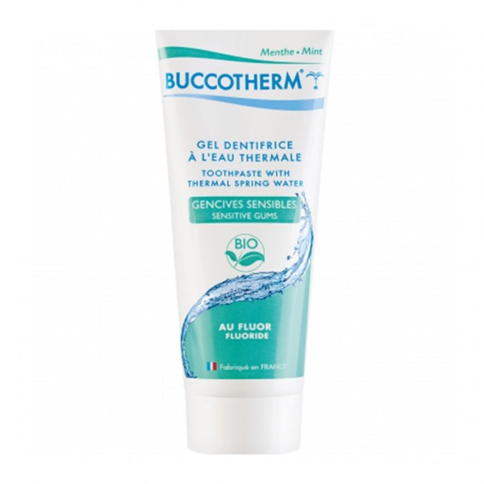 gel_dentifrice_bio_75ml_gencives_sensibles_buccotherm.jpg BUCCOTHERM Gel dentifrice Gencives Sensibles — Buccotherm soin bucco-dentaire au Maroc