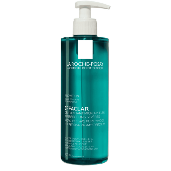 la-roche-posay-effaclar-gel-purifiant-micro-peeling-400ml.png La Roche Posay Effaclar Gel Micro-peeling Purifiant 400ml — La Roche Posay gommage visage au Maroc