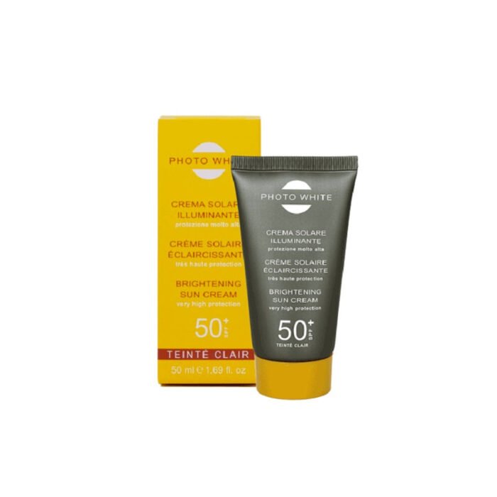 photowhite-creme-solaire-teintee-eclairicissante-spf-50-50ml_0411d77a-6b03-473f-8cab-2fa0b060591d.jpg Photowhite Crème Solaire Teintée Clair SPF 50+ (50ml) — Photowhite crème solaire visage au Maroc