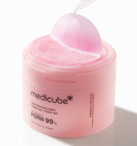 Medicube PDRN Pink Collagen Toning Gel Toner Pad (70 unités / 120ml)