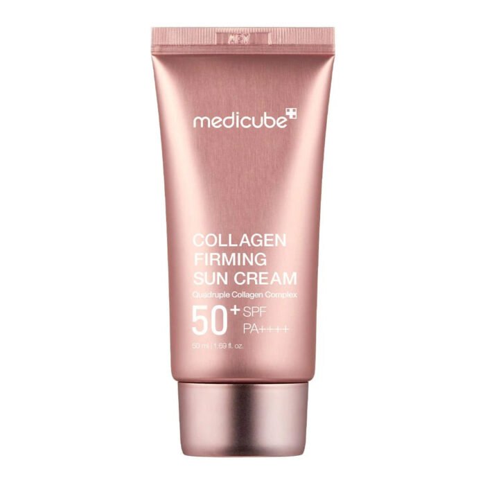rn-image_picker_lib_temp_1eb2c0e6-31c7-48c6-b8c1-8661e1f47e7a.jpg MEDICUBE - Collagen Firming Sun Cream - 50ml — Medicube crème solaire visage au Maroc