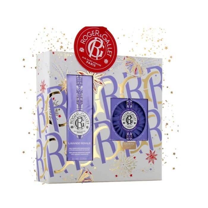 roger-et-gallet-eau-parfumee-bienfaisante-lavande-royale-roger-et-gallet7-1696949588.jpg Roger & Gallet Coffret Lavande Royale(eau Parfumee 100ml+ Savon 100g) — Roger & Gallet coffret cadeau beauté au Maroc