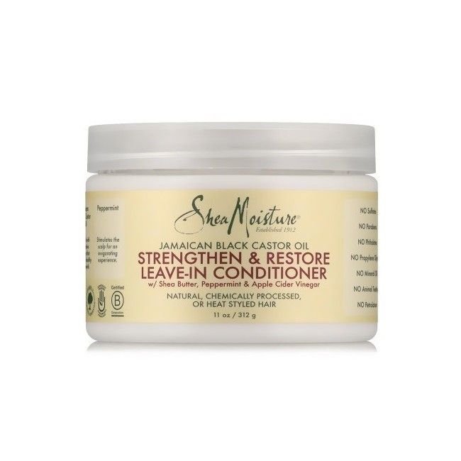 shea-moisture-jamaican-black-castor-oil-strengthen-grow-restore-leave-in-conditionneur.jpg Shea Moisture Jamaican Black Castor Oil Strengthen & Restore Leave-in Conditioner — Shea Moisture après-shampoing au Maroc