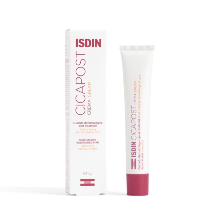 Cicapost ISDIN Post-scar dermatological care Cream — Cicapost crème hydratante visage au Maroc