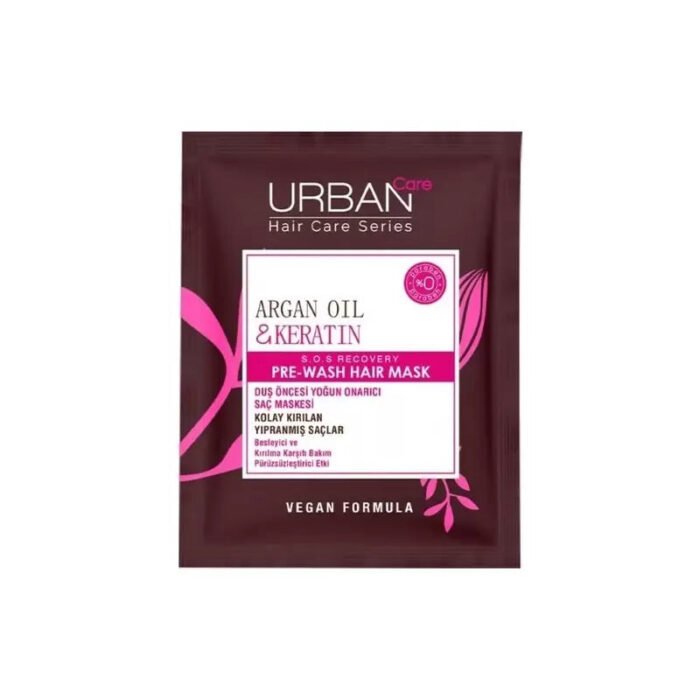 Urban Care Masque Nourrissant Avant Lavage Argan & Kératine 50ml — Urban masque visage au Maroc