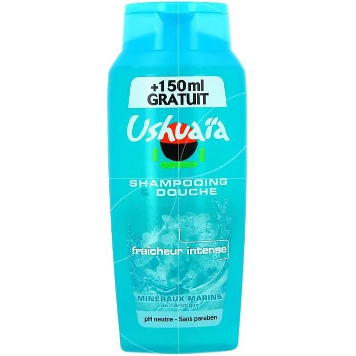 ushuaia-shampooing-douche-fraicheur-intense.jpg Ushuaïa - Shampooing & Douche Fraîcheur intense - 400ml — Ushuaïa shampoing au Maroc