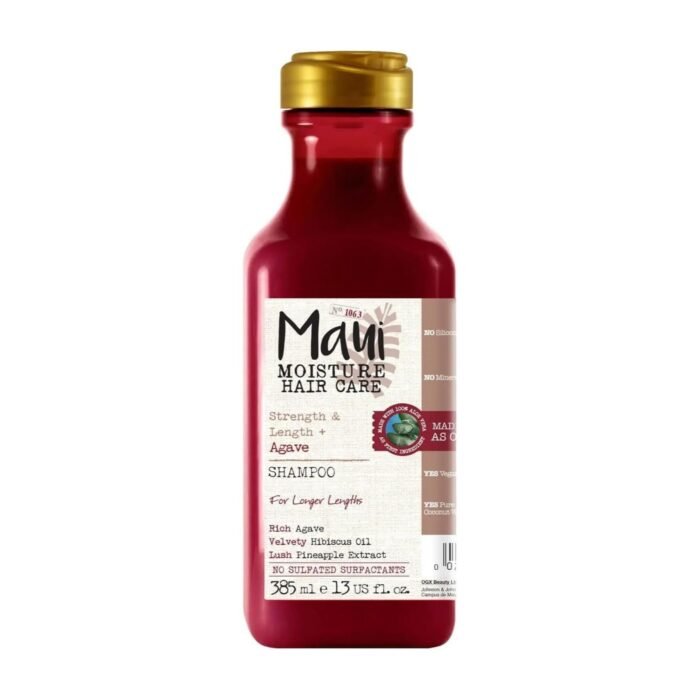 white-AGAVESHA.jpg Maui Moisture Shampoo Agave for Chemically Damaged Hair — Maui shampoing au Maroc
