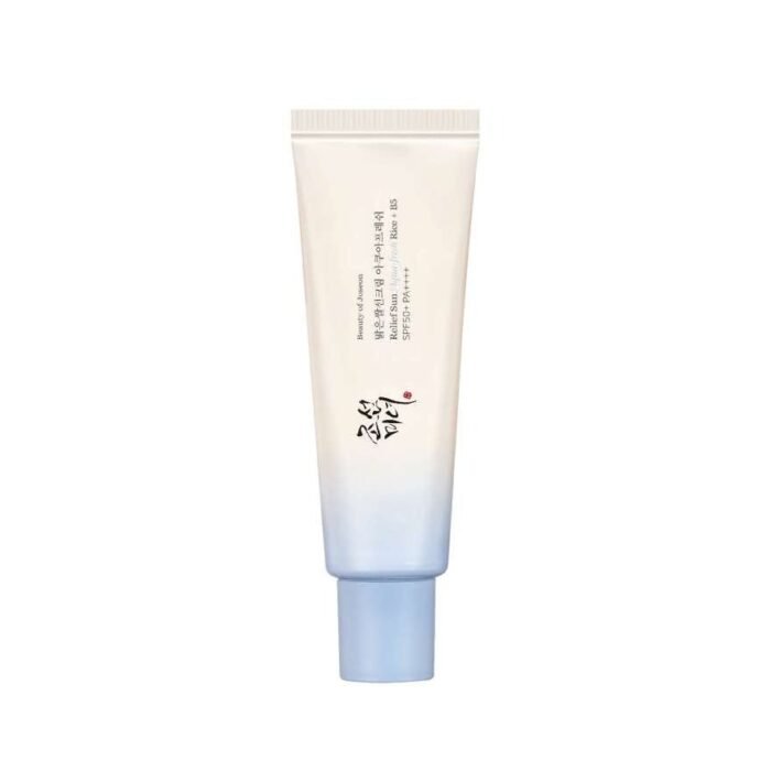 wtcth-315403-side-zoom-682dba296b729.jpg Beauty Of Joseon Relief Sun Aqua Fresh Rice + B5 SPF 50+pa++++ 50ml — Beauty Of Joseon crème solaire visage au Maroc